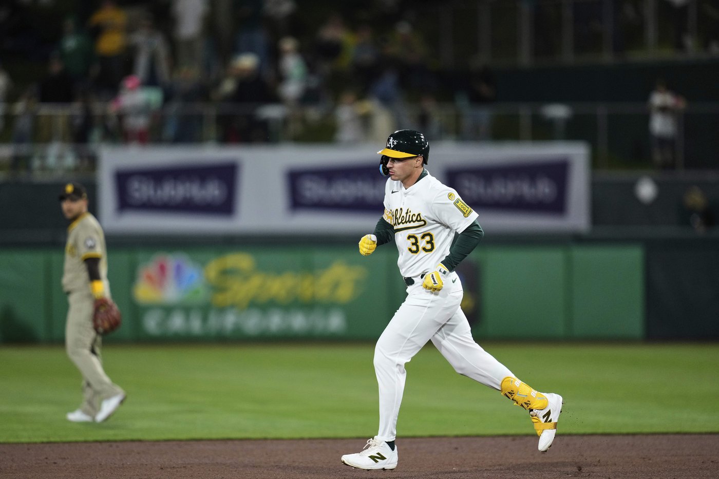 Cease allows career-high 9 earned runs, A's top Padres 10-4 for first win at Sutter Health Park | iNFOnews.ca