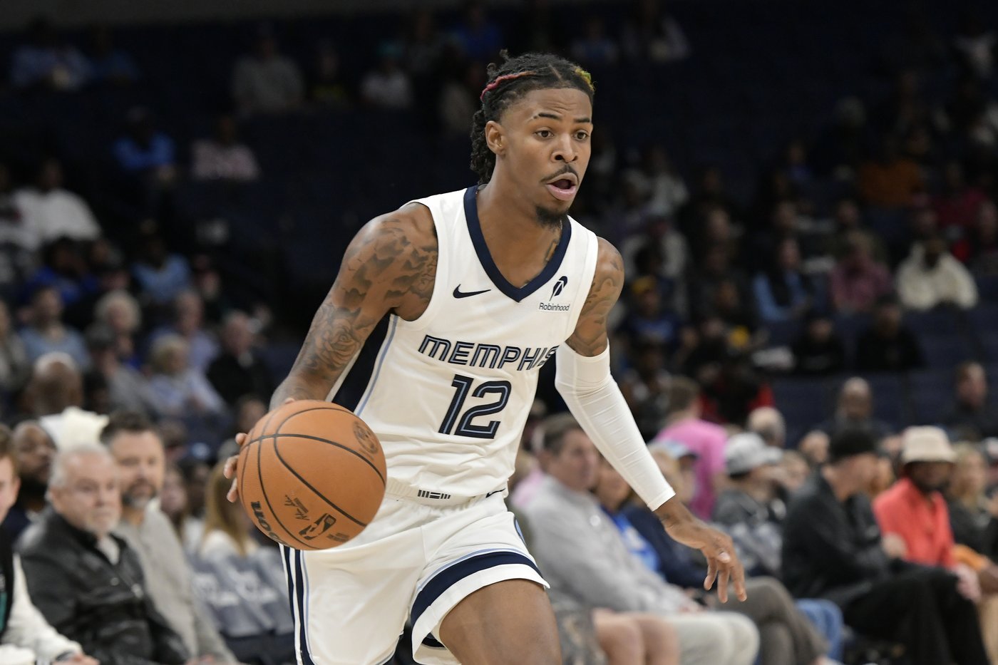 Ja Morant "excited to be back" after successful season debut, injury return in Grizzlies' win | iNFOnews.ca Ja Morant "excited to be back" after successful season debut, injury return in Grizzlies' win | iNFOnews.ca