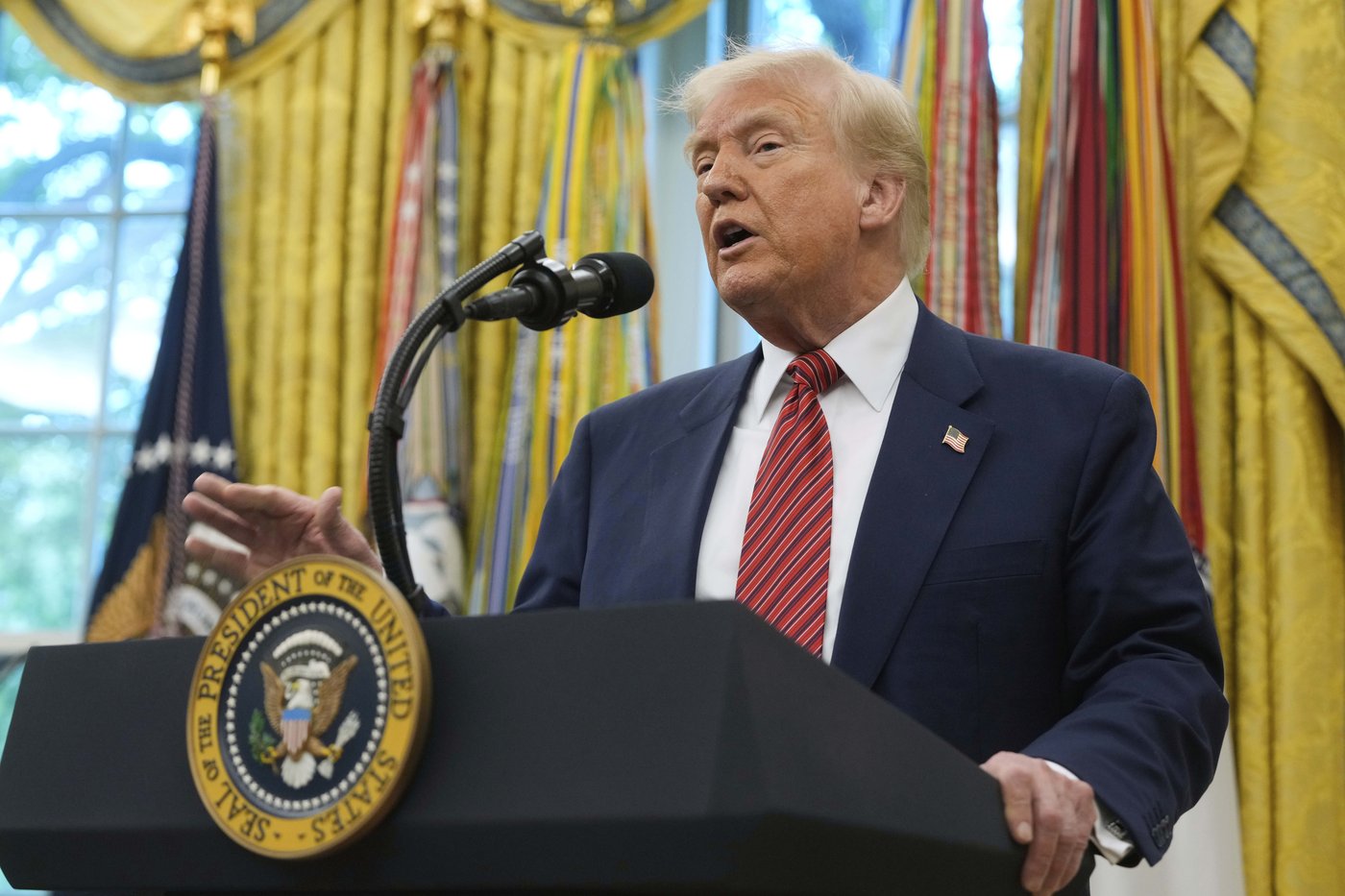 Trump says he'll decide what the US will call the Persian Gulf while in the Middle East | iNFOnews.ca