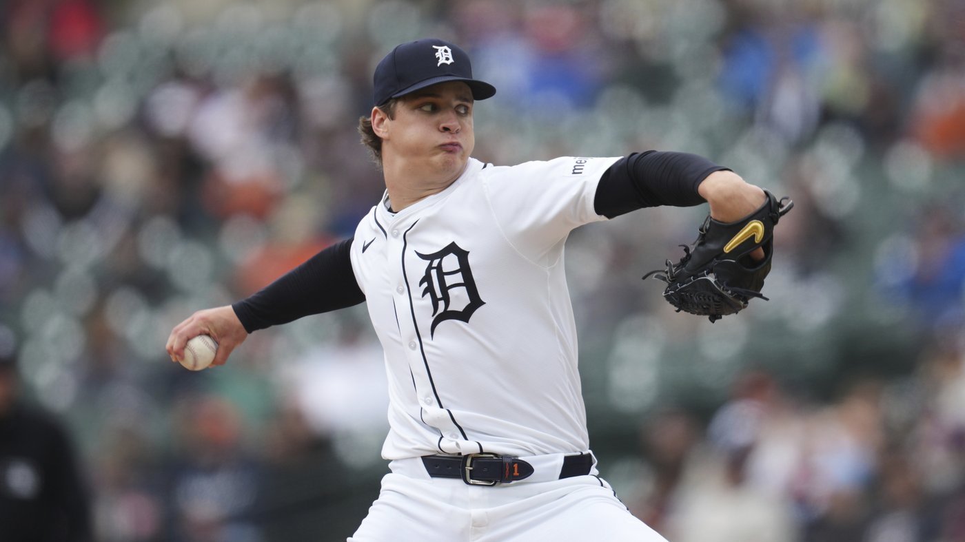 MLB-leading Tigers place RHP Jackson Jobe on injured list with flexor strain | iNFOnews.ca