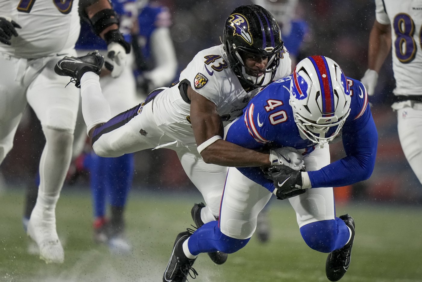 Josh Allen scores 2 TDs, Bills force 3 turnovers to beat Ravens 27-25 and reach AFC title game | iNFOnews.ca Josh Allen scores 2 TDs, Bills force 3 turnovers to beat Ravens 27-25 and reach AFC title game | iNFOnews.ca