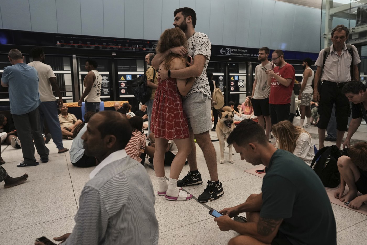 Fearful of Iranian missiles, many sleep in Israel's underground train stations | iNFOnews.ca