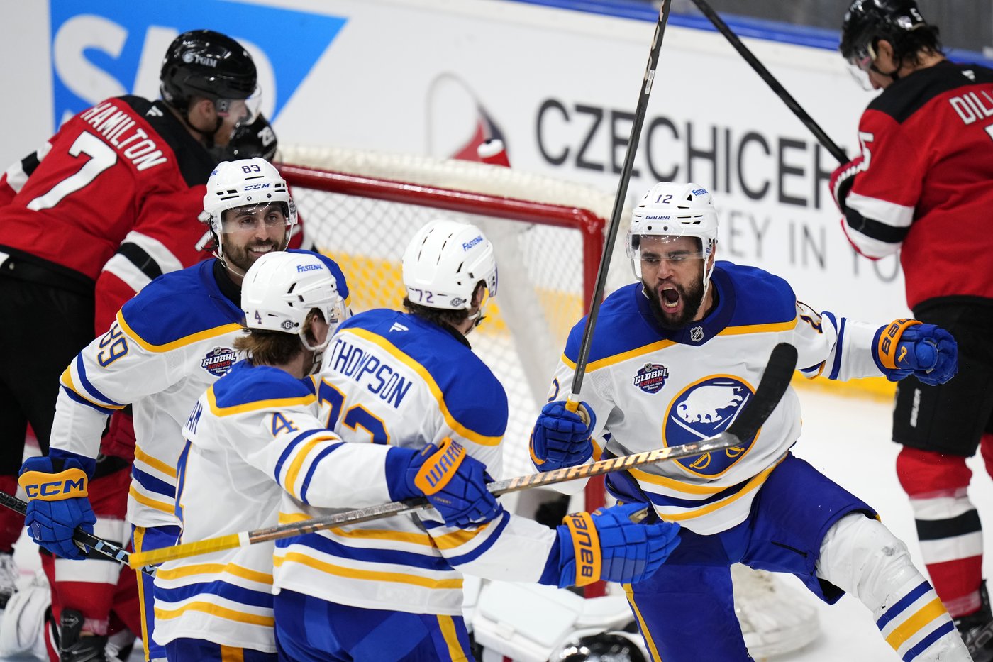 Cotter scores as Devils beat Sabres 3-1 to sweep season-opening series in Prague | iNFOnews.ca