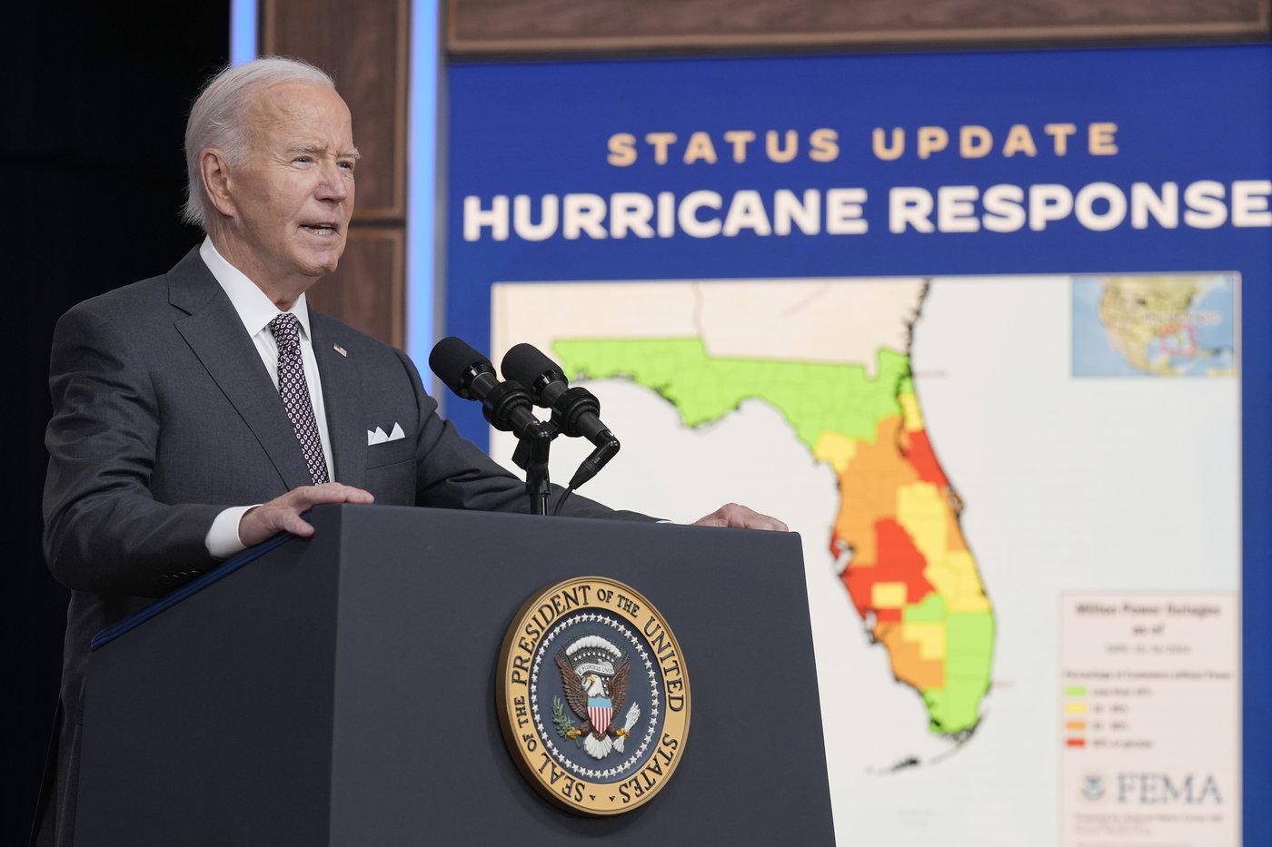 Biden tells Trump to 'get a life, man' and stop storm misinformation | iNFOnews.ca