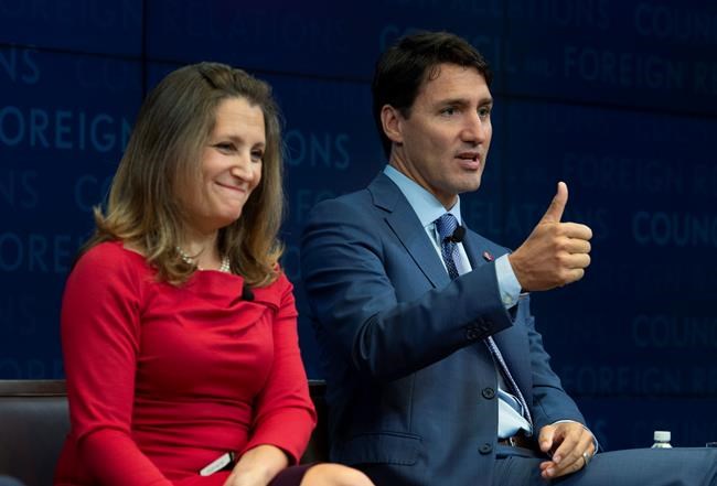 At UN, Trump tees off on NAFTA, knocks Freeland, threatens tariffs | iNFOnews.ca CP1962370470