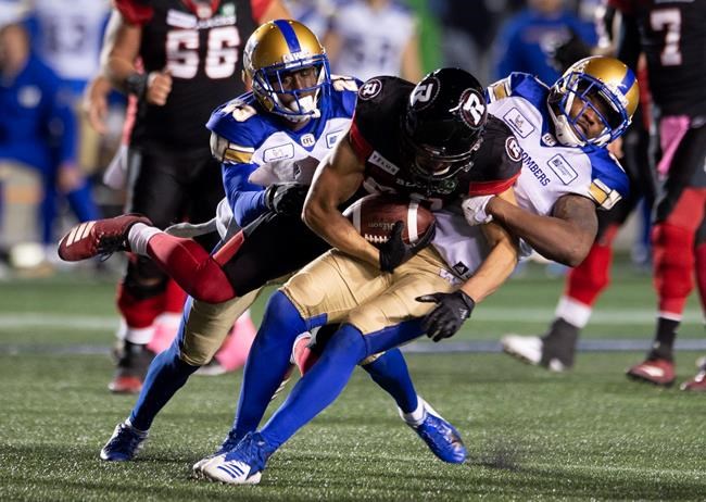 Redblacks fumble away ball in 40-32 overtime loss to Blue Bombers | iNFOnews.ca Redblacks fumble away ball in 40-32 overtime loss to Blue Bombers | iNFOnews.ca