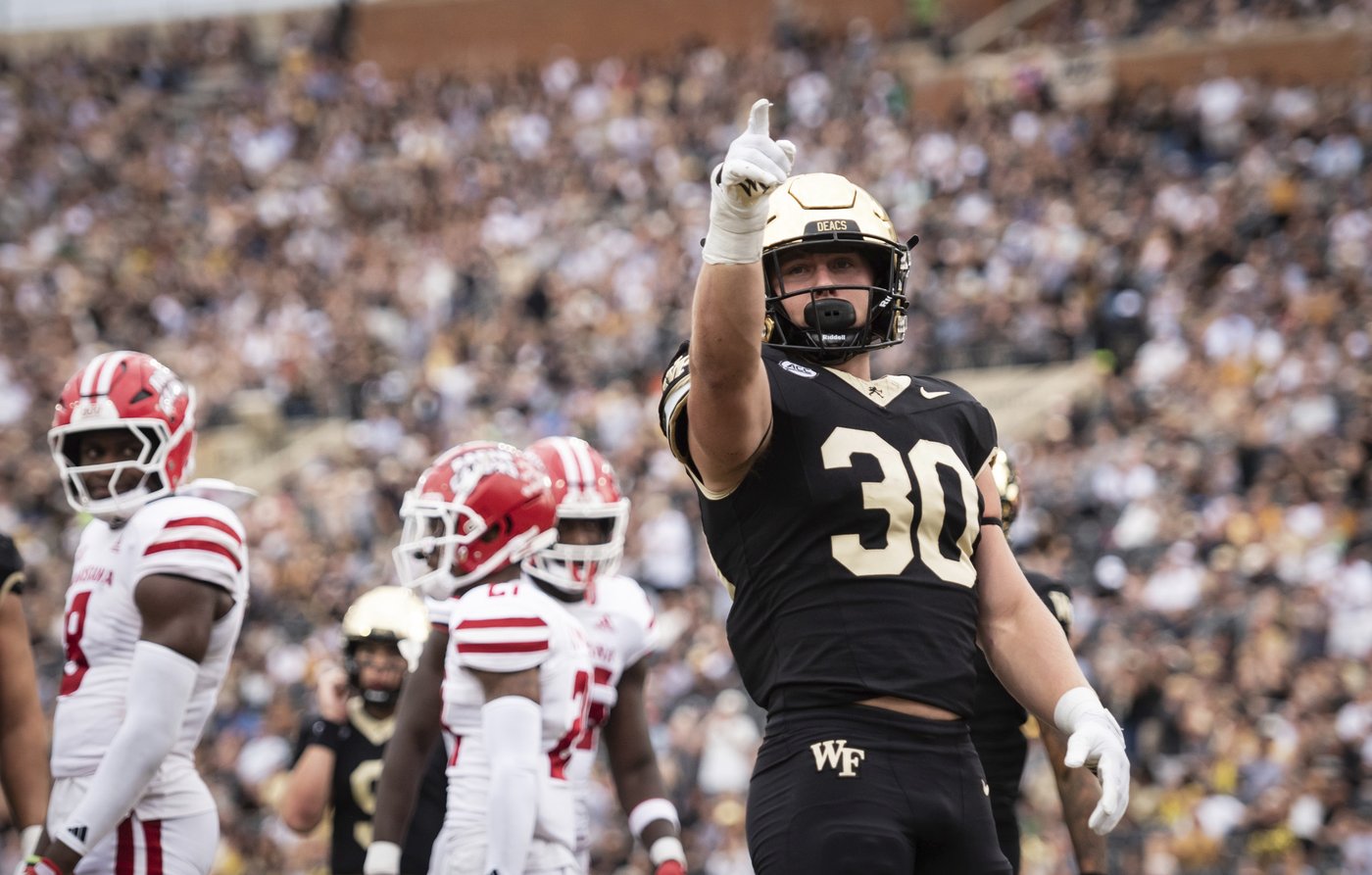 Louisiana makes its late FG, Wake Forest misses as Ragin' Cajuns take 41-38 road win | iNFOnews.ca Louisiana makes its late FG, Wake Forest misses as Ragin' Cajuns take 41-38 road win | iNFOnews.ca