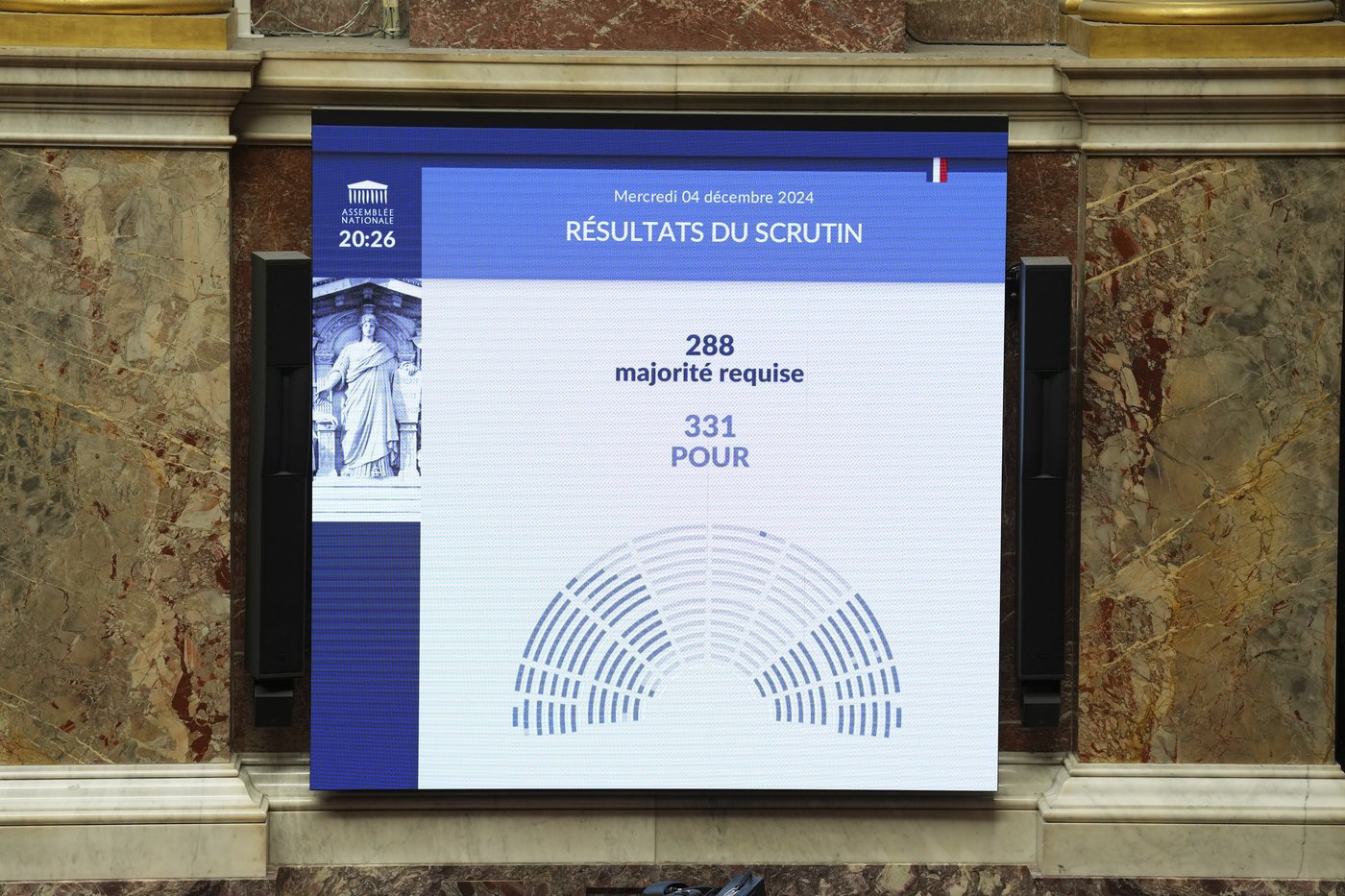 French lawmakers vote to oust prime minister in the first successful no-confidence vote since 1962 | iNFOnews.ca