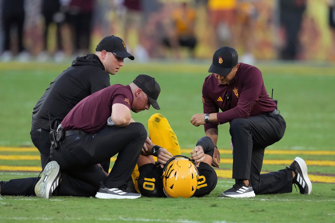 Arizona State quarterback Sam Leavitt to miss Iowa State game with injury | iNFOnews.ca Arizona State quarterback Sam Leavitt to miss Iowa State game with injury | iNFOnews.ca