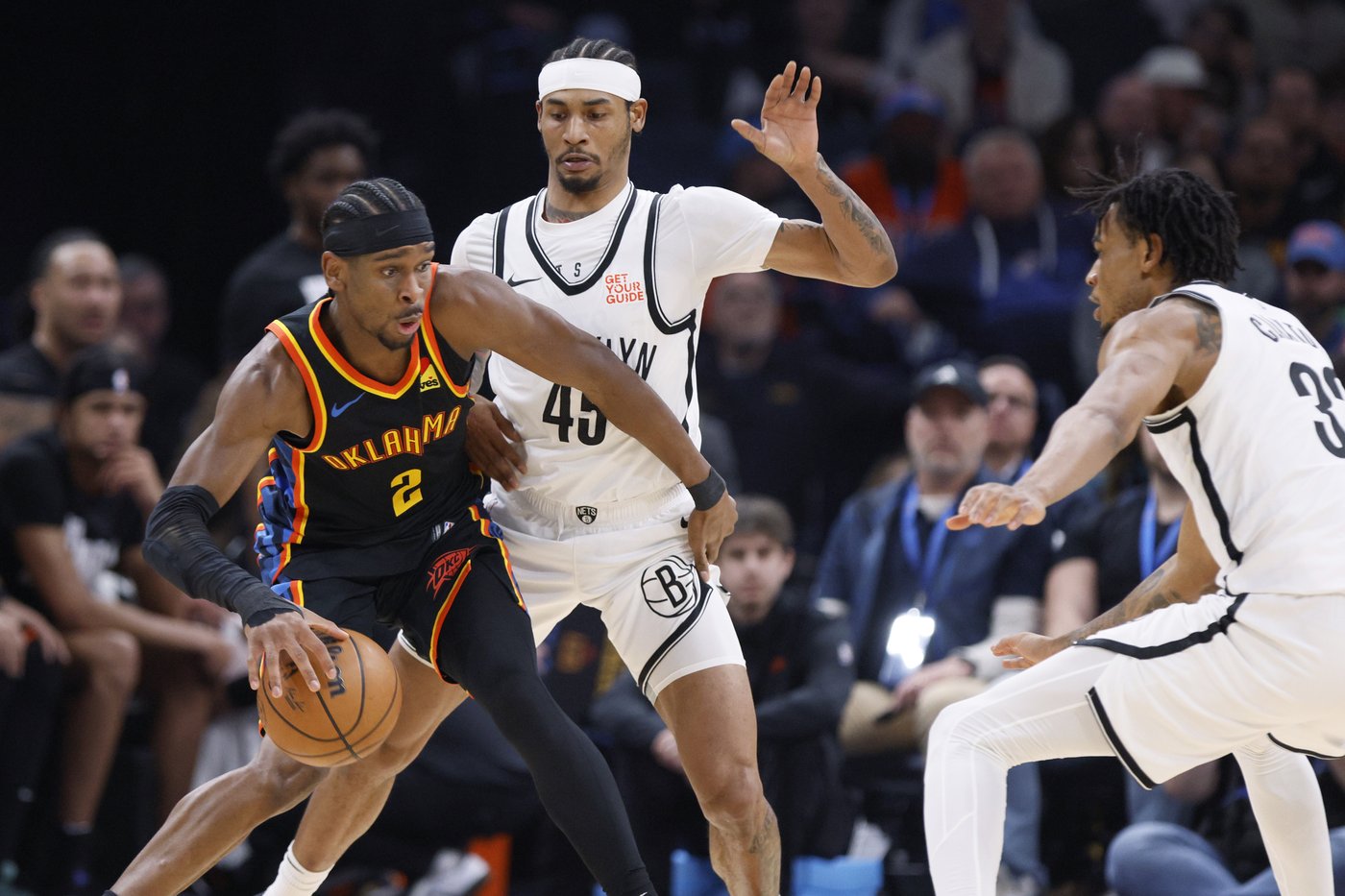 Gilgeous-Alexander has 27 points, 10 assists to lead Thunder past Nets 127-101 | iNFOnews.ca