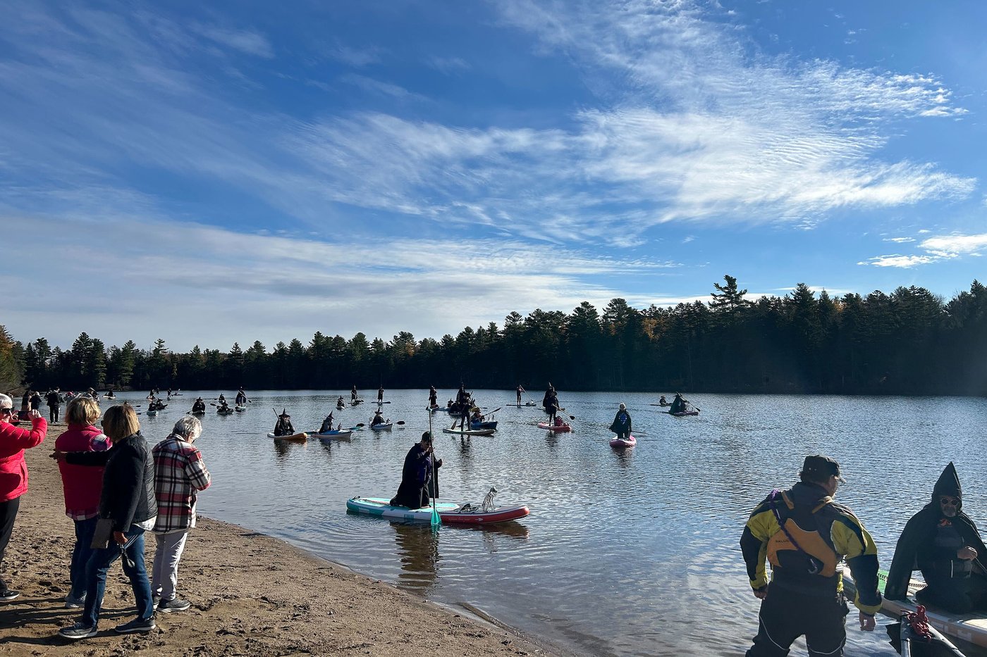 Witches and warlocks take part in 'magical' day on Fredericton lake for Halloween | iNFOnews.ca