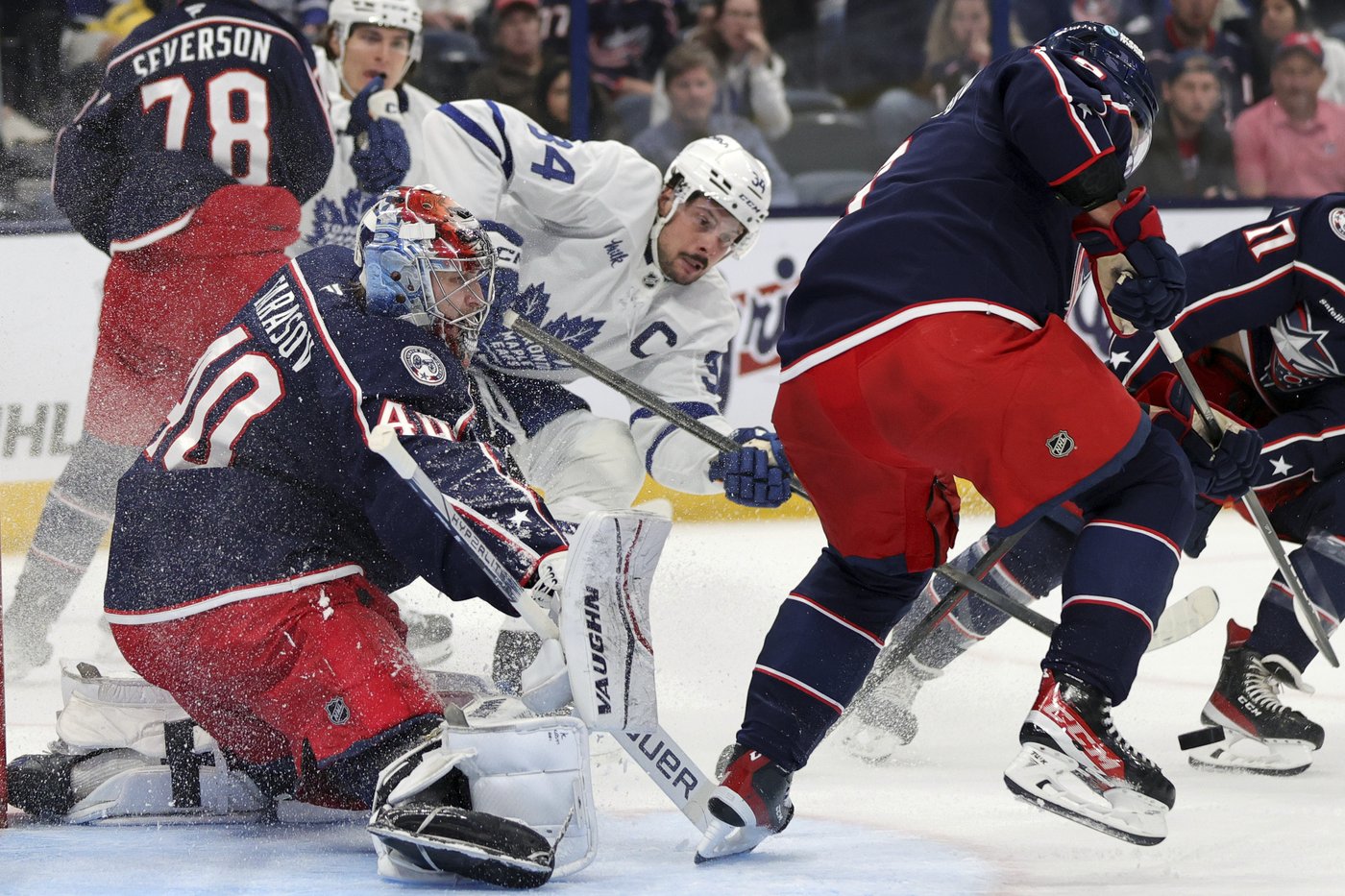 Olivier scores 2 as Blue Jackets beat Maple Leafs 6-2 | iNFOnews.ca Olivier scores 2 as Blue Jackets beat Maple Leafs 6-2 | iNFOnews.ca