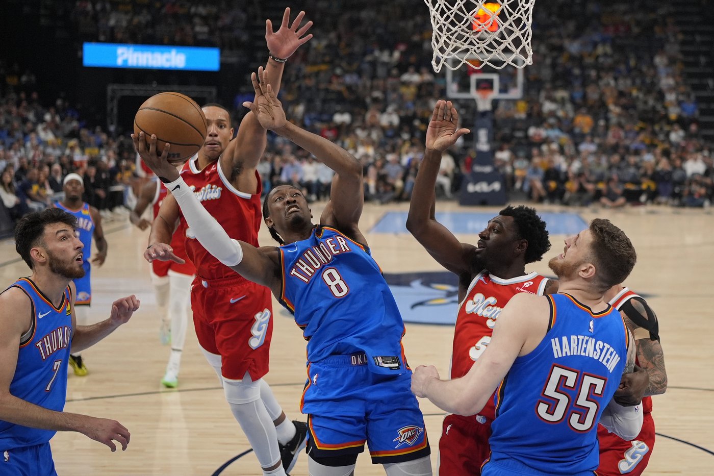 Thunder complete sweep of Grizzlies, reach Western Conference semifinals with 117-115 victory | iNFOnews.ca Thunder complete sweep of Grizzlies, reach Western Conference semifinals with 117-115 victory | iNFOnews.ca