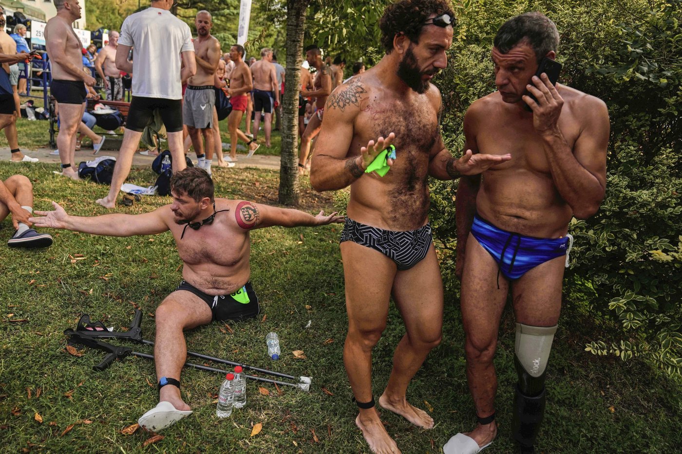 Ukrainian war veterans swim the Bosphorus strait in a triumph over their war injuries | iNFOnews.ca
