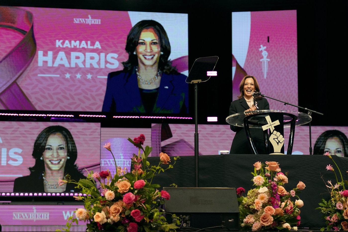 Harris urges Black churchgoers in Georgia to head out to vote and gets an assist from Stevie Wonder | iNFOnews.ca Harris urges Black churchgoers in Georgia to head out to vote and gets an assist from Stevie Wonder | iNFOnews.ca