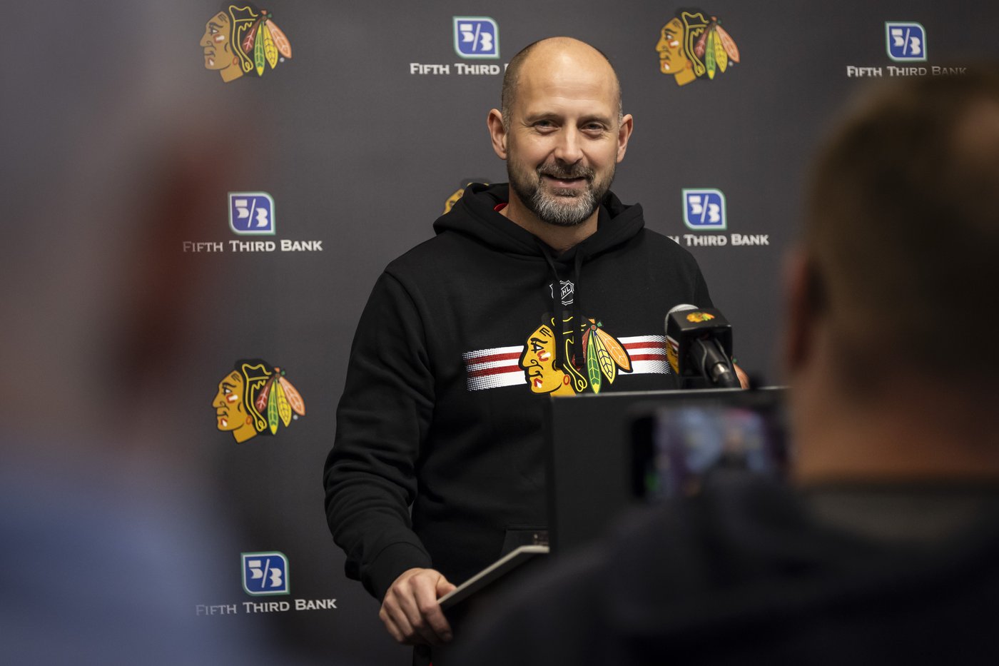 Blackhawks GM Kyle Davidson looks for improvement from team after firing coach | iNFOnews.ca Blackhawks GM Kyle Davidson looks for improvement from team after firing coach | iNFOnews.ca