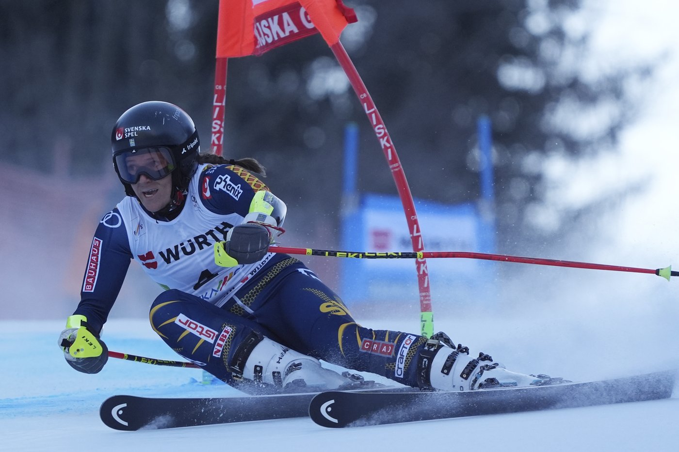 Olympic champ Sara Hector wins World Cup giant slalom as former leader Federica Brignone falls | iNFOnews.ca Olympic champ Sara Hector wins World Cup giant slalom as former leader Federica Brignone falls | iNFOnews.ca
