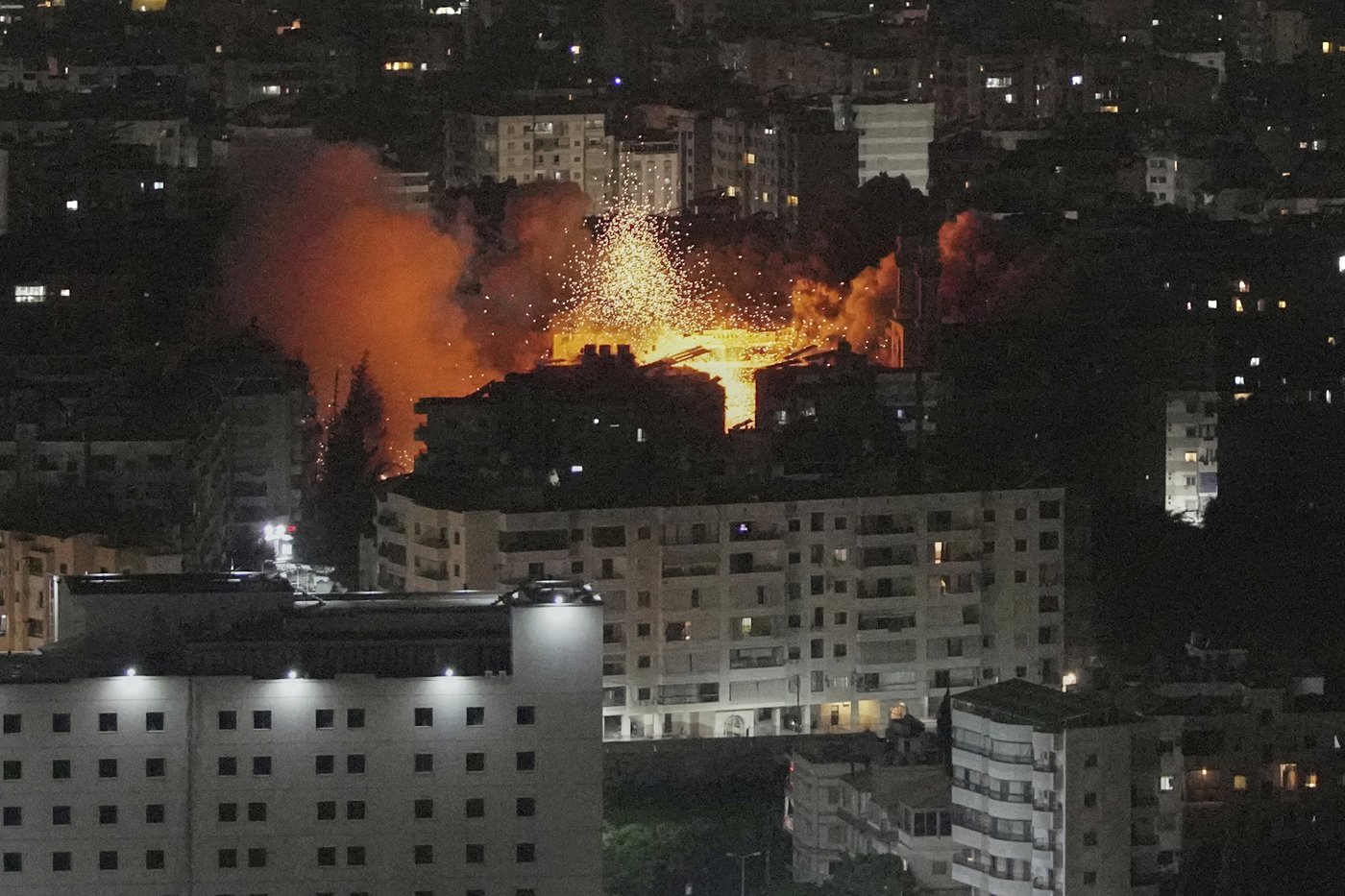 Israel strikes Beirut's suburbs to target what it says is Hezbollah drone production | iNFOnews.ca