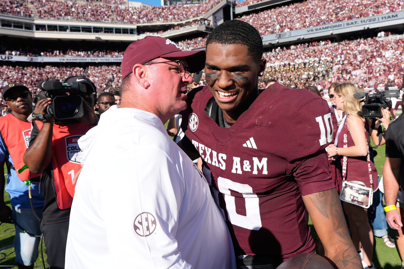 Marcel Reed's leadership and talent propel No. 3 Texas A&M to 1st 10-0 start since 1992 | iNFOnews.ca Marcel Reed's leadership and talent propel No. 3 Texas A&M to 1st 10-0 start since 1992 | iNFOnews.ca