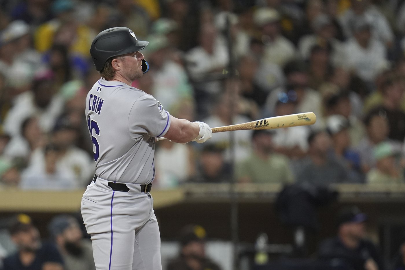 Rookie Crim homers for his 1st MLB hit as the Rockies beat the Padres 4-2 | iNFOnews.ca Rookie Crim homers for his 1st MLB hit as the Rockies beat the Padres 4-2 | iNFOnews.ca