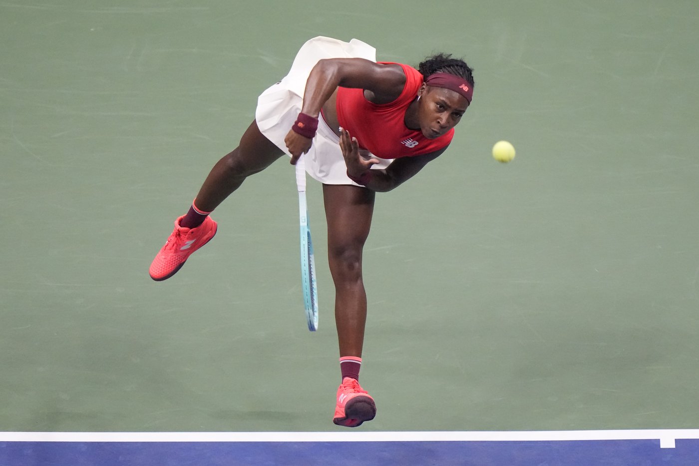 Coco Gauff is trying a new service motion at the US Open in a bid to double-fault less and win more | iNFOnews.ca Coco Gauff is trying a new service motion at the US Open in a bid to double-fault less and win more | iNFOnews.ca