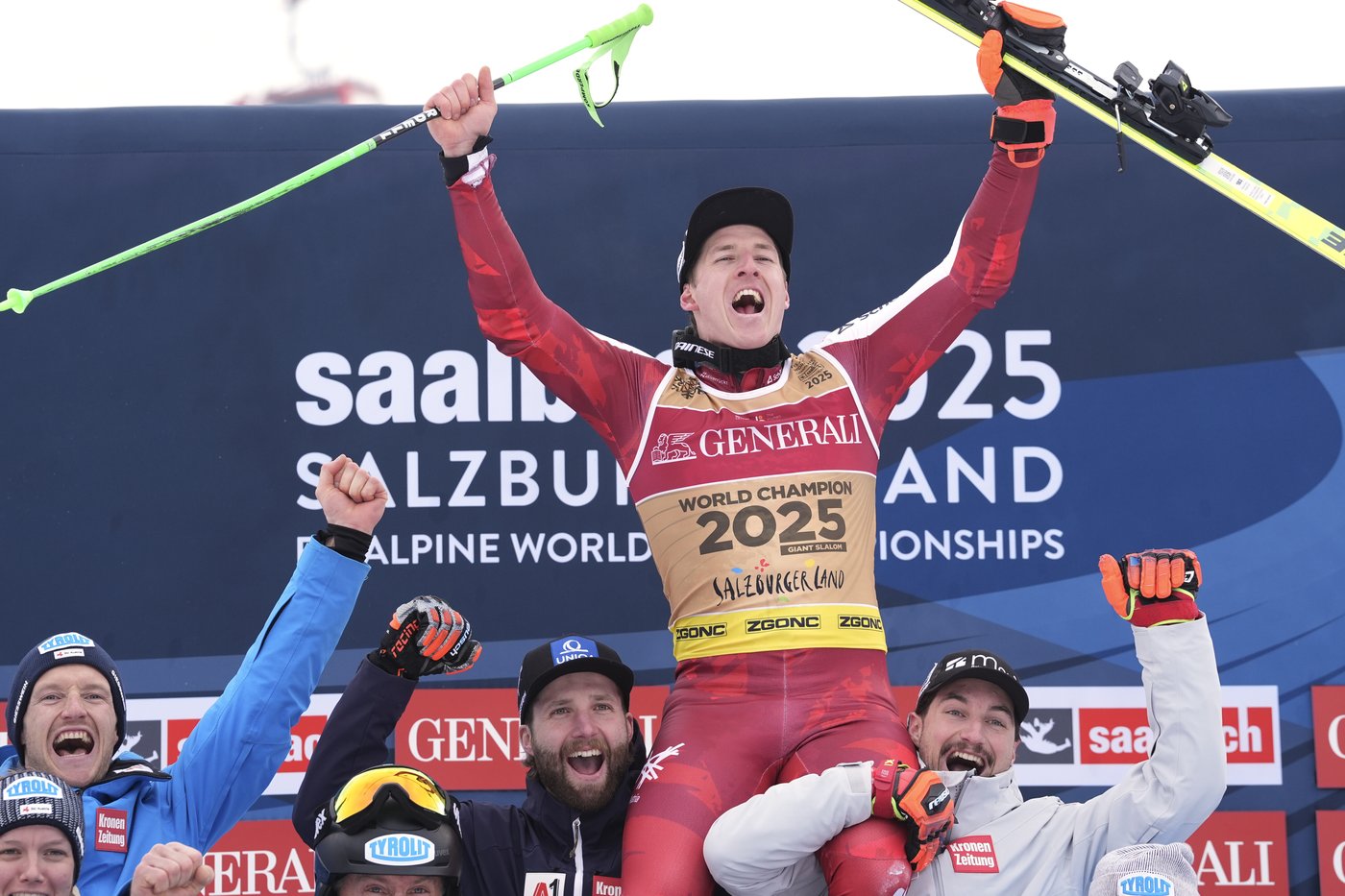 Austrian skier Raphael Haaser wins gold in men's giant slalom at the Alpine world championships | iNFOnews.ca