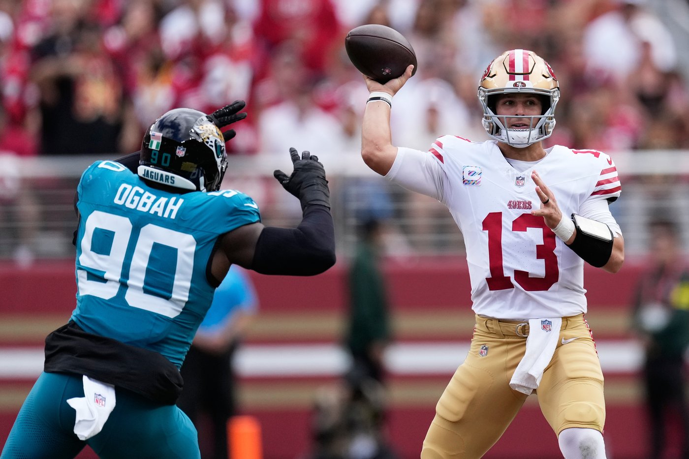 49ers' Brock Purdy hopeful to play against Rams despite toe injury | iNFOnews.ca 49ers' Brock Purdy hopeful to play against Rams despite toe injury | iNFOnews.ca