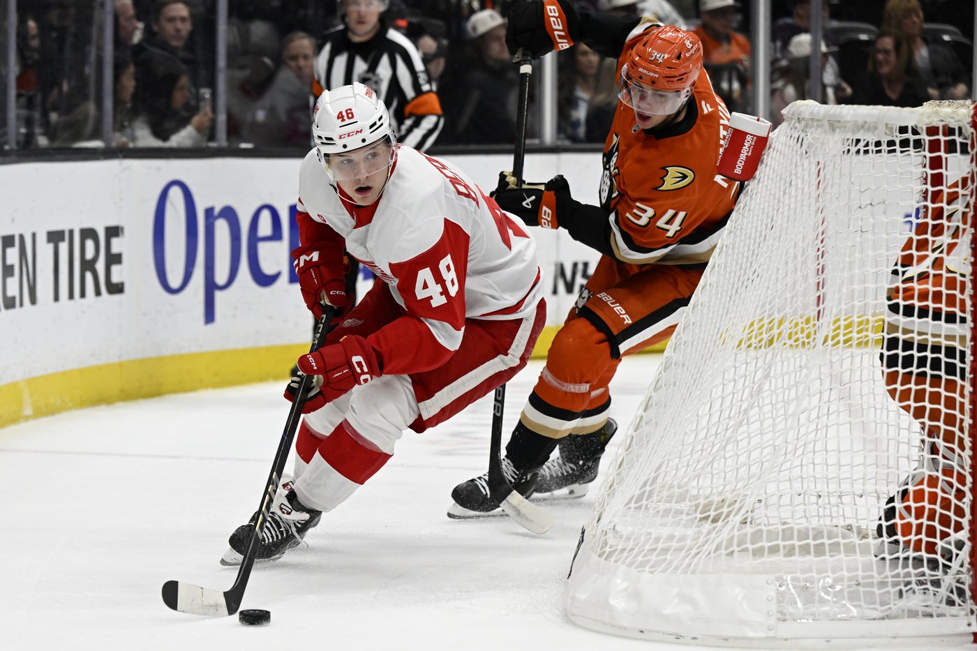 Cutter Gauthier puts Ducks ahead with his 1st NHL goal, and Anaheim rallies past the Red Wings 6-4 | iNFOnews.ca