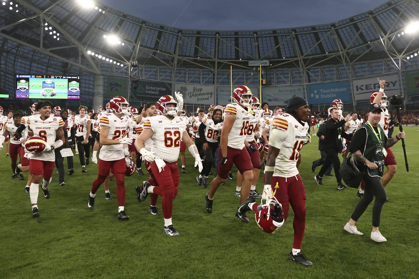 No. 22 Iowa State plays home opener against South Dakota after knocking off K-State in Ireland | iNFOnews.ca