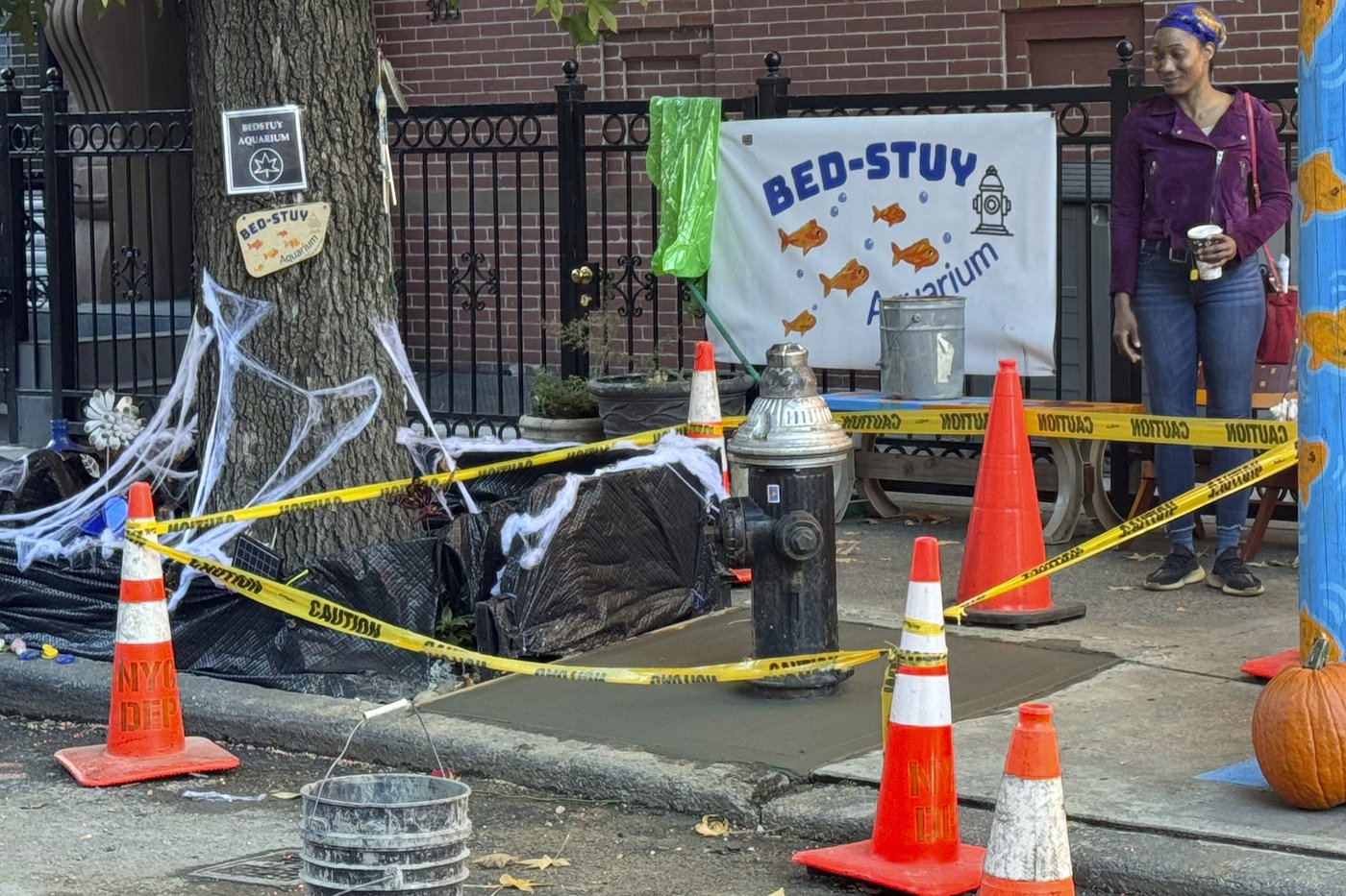 An abrupt goodbye to a guerilla goldfish aquarium beneath a leaky Brooklyn fire hydrant | iNFOnews.ca An abrupt goodbye to a guerilla goldfish aquarium beneath a leaky Brooklyn fire hydrant | iNFOnews.ca