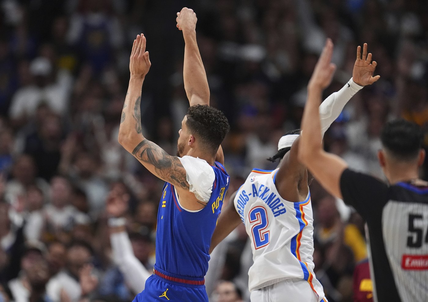 Michael Porter Jr. coming up big for the Nuggets as he plays through pain of sprained left shoulder | iNFOnews.ca Michael Porter Jr. coming up big for the Nuggets as he plays through pain of sprained left shoulder | iNFOnews.ca
