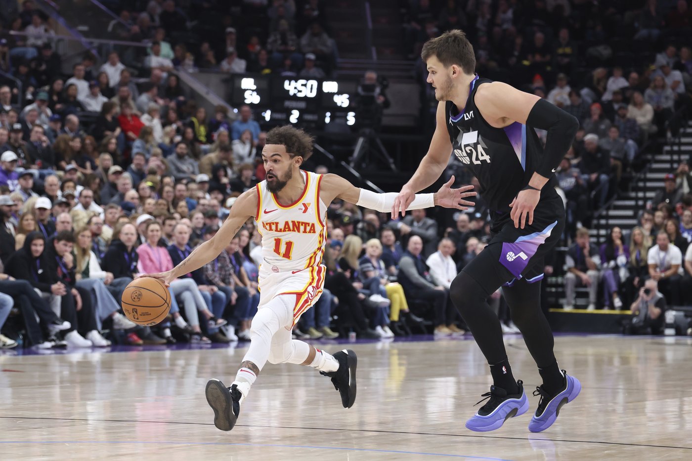 Trae Young's game-winning heave at the buzzer caps a series of huge plays in Hawks' win over Jazz | iNFOnews.ca Trae Young's game-winning heave at the buzzer caps a series of huge plays in Hawks' win over Jazz | iNFOnews.ca