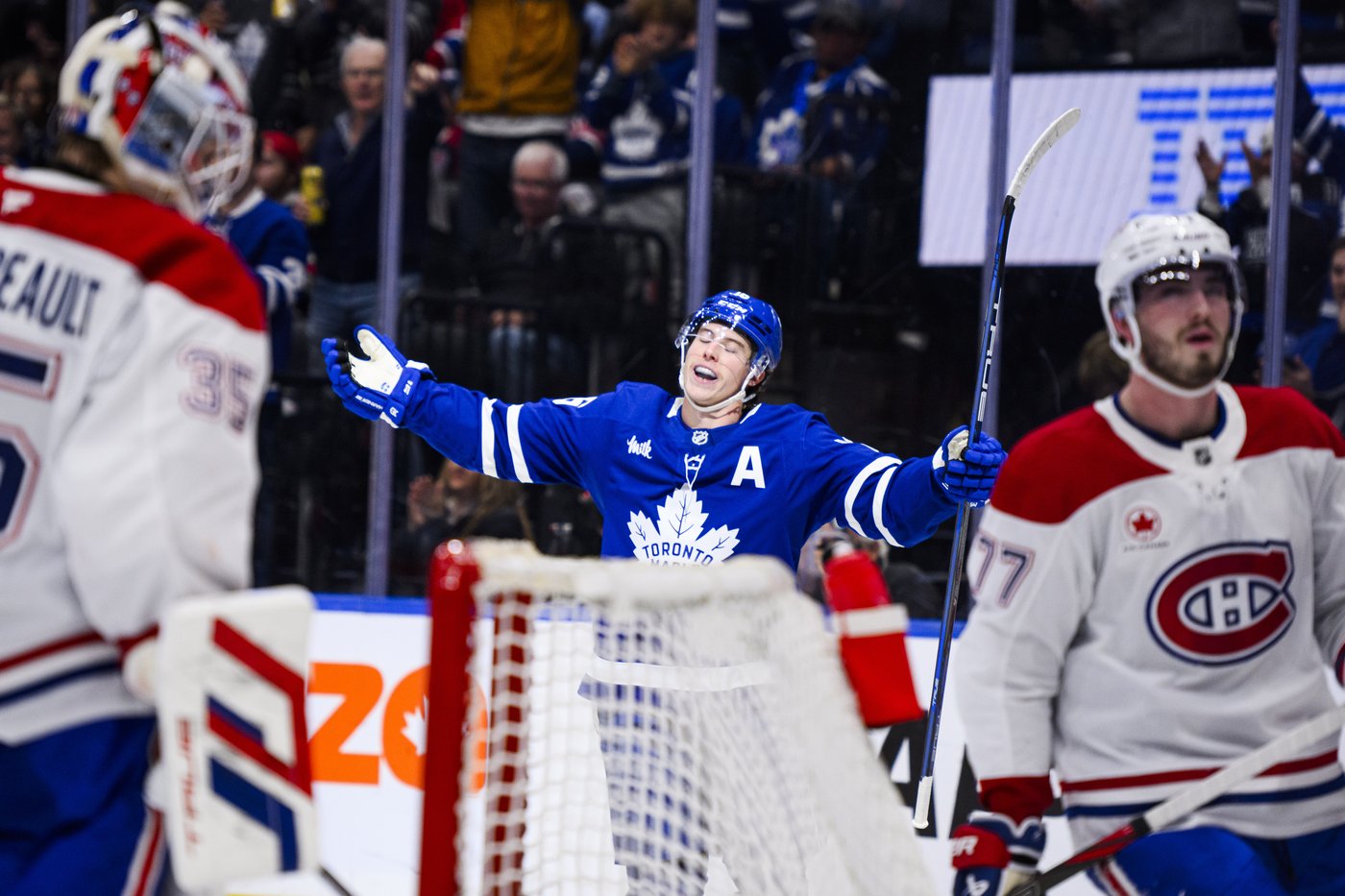 Marner extends point streak to eight games, Maple Leafs heap more misery on Canadiens | iNFOnews.ca