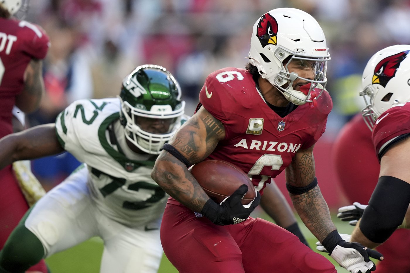 Brilliant performance by Kyler Murray leads Cardinals over Jets 31-6 for 4th straight victory | iNFOnews.ca