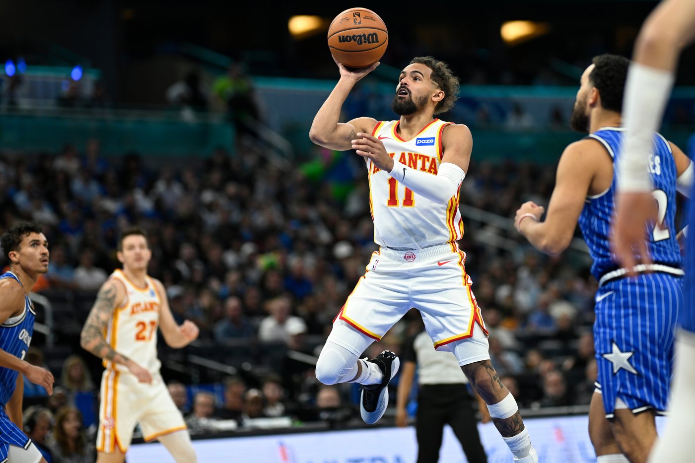 Trae Young scores 6 points in final 46 seconds to lead Hawks past Magic | iNFOnews.ca Trae Young scores 6 points in final 46 seconds to lead Hawks past Magic | iNFOnews.ca
