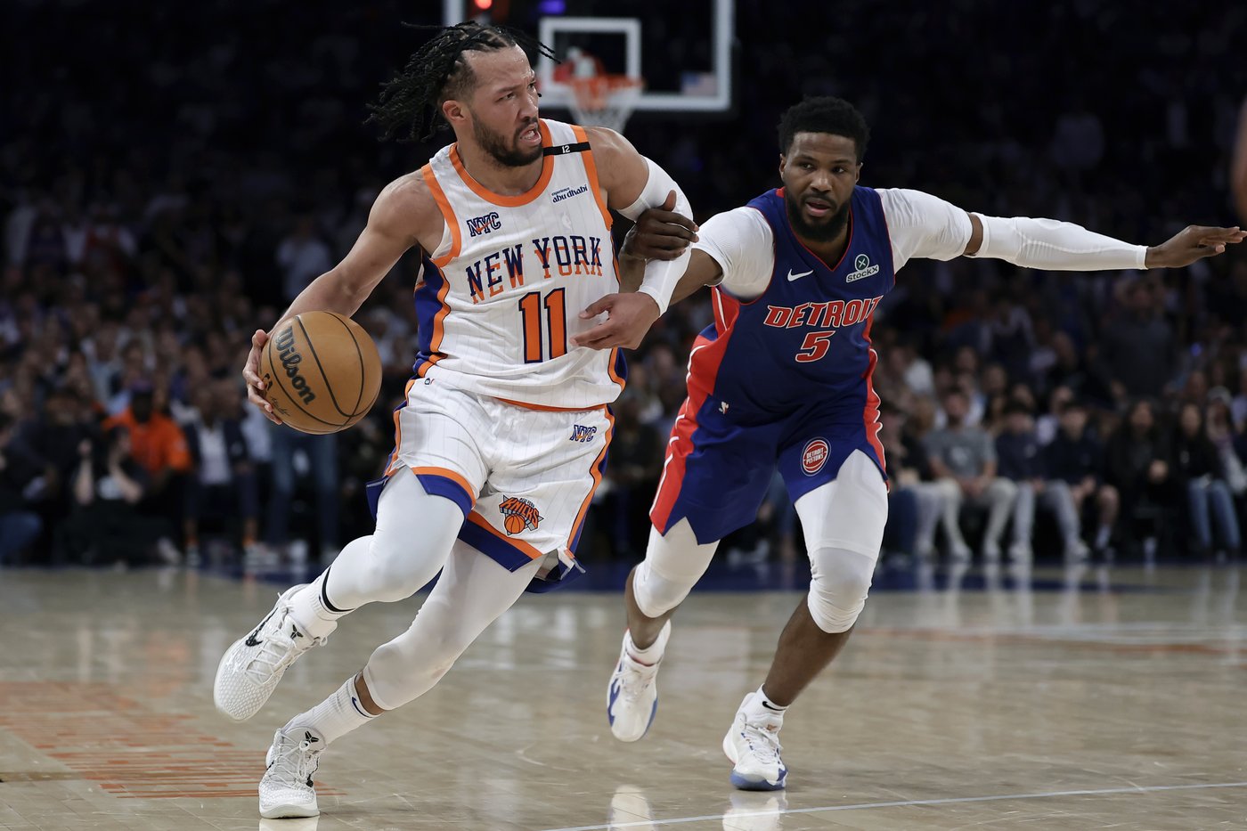 Pistons center Isaiah Stewart out for 5th straight game against Knicks with knee injury | iNFOnews.ca