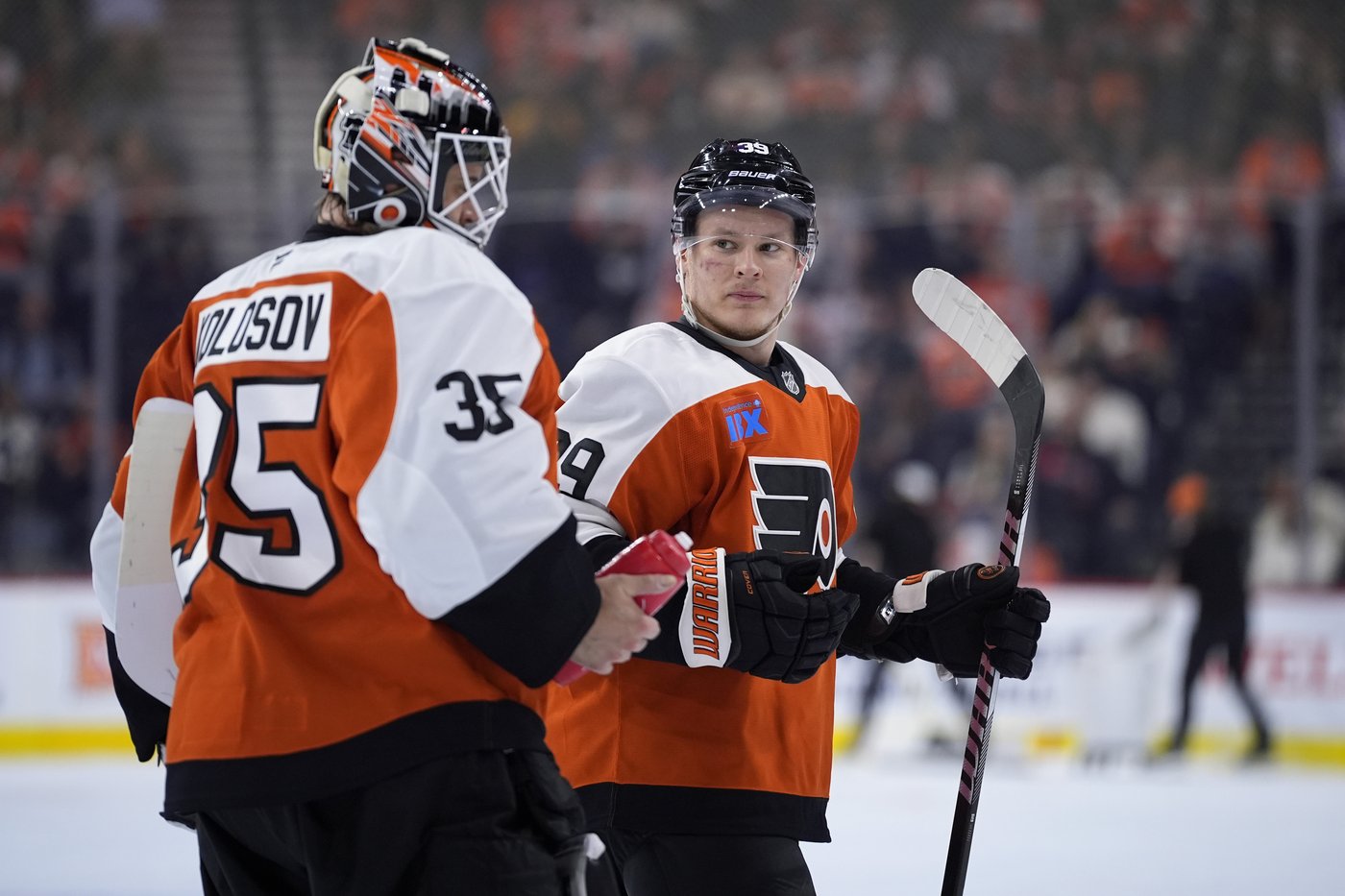 Aleksei Kolosov makes his Flyers debut, becoming first Belarusian goalie in NHL history | iNFOnews.ca