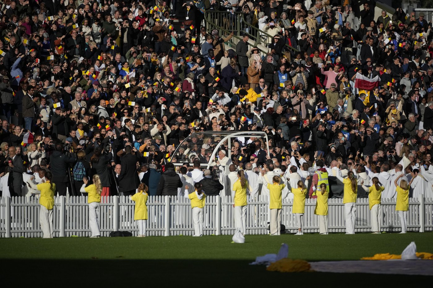 Pope wraps troubled visit to Belgium by beatifying 17th century mystic during sunny stadium Mass | iNFOnews.ca Pope wraps troubled visit to Belgium by beatifying 17th century mystic during sunny stadium Mass | iNFOnews.ca