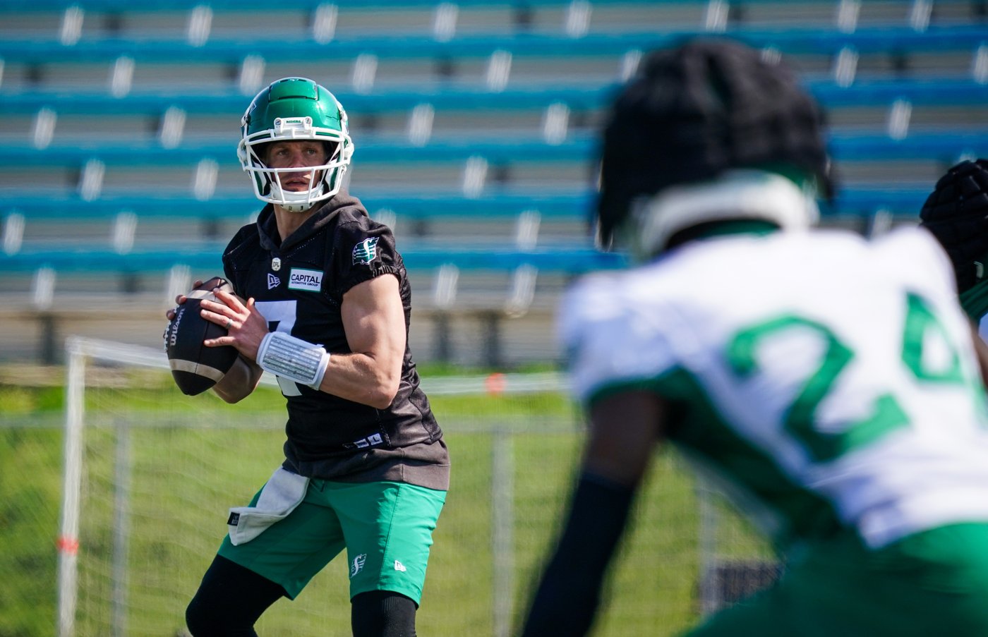 Quarterback Trevor Harris says Roughriders motivated by brotherhood, not revenge | iNFOnews.ca