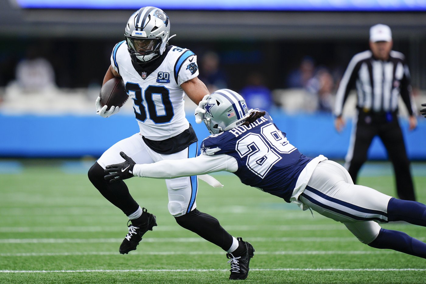 Panthers QB Bryce Young regresses after breakdowns in protection in 30-14 loss to Cowboys | iNFOnews.ca
