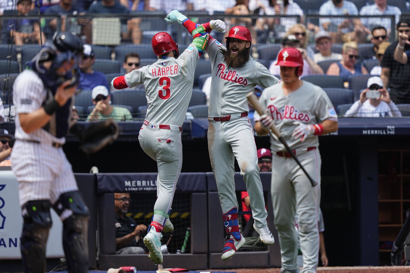 Harper and Schwarber spark the Phillies to a 9-4 win over the reeling Yankees, who lose Judge to IL | iNFOnews.ca Harper and Schwarber spark the Phillies to a 9-4 win over the reeling Yankees, who lose Judge to IL | iNFOnews.ca