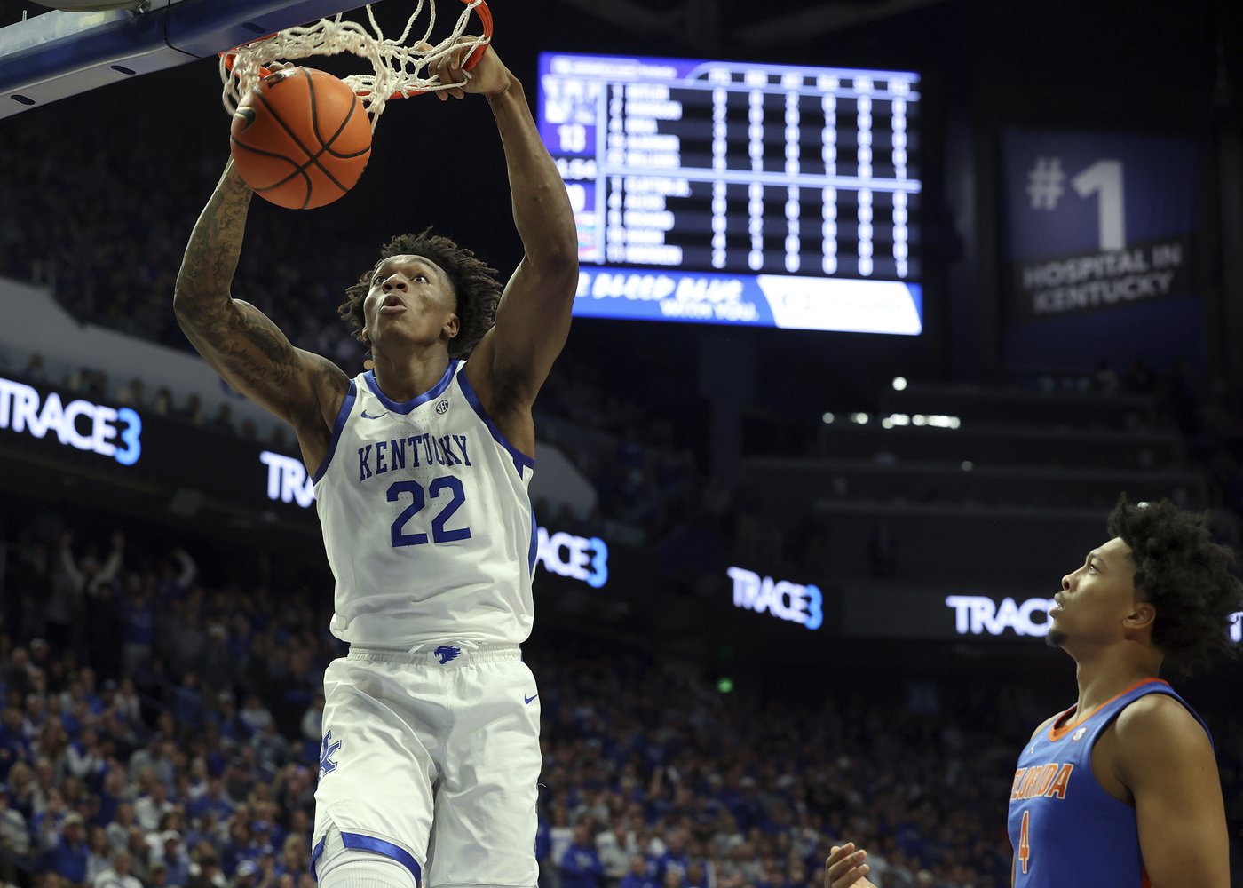 Koby Brea hits seven 3-pointers as No. 10 Kentucky hands No. 6 Florida its first loss, 106-100 | iNFOnews.ca