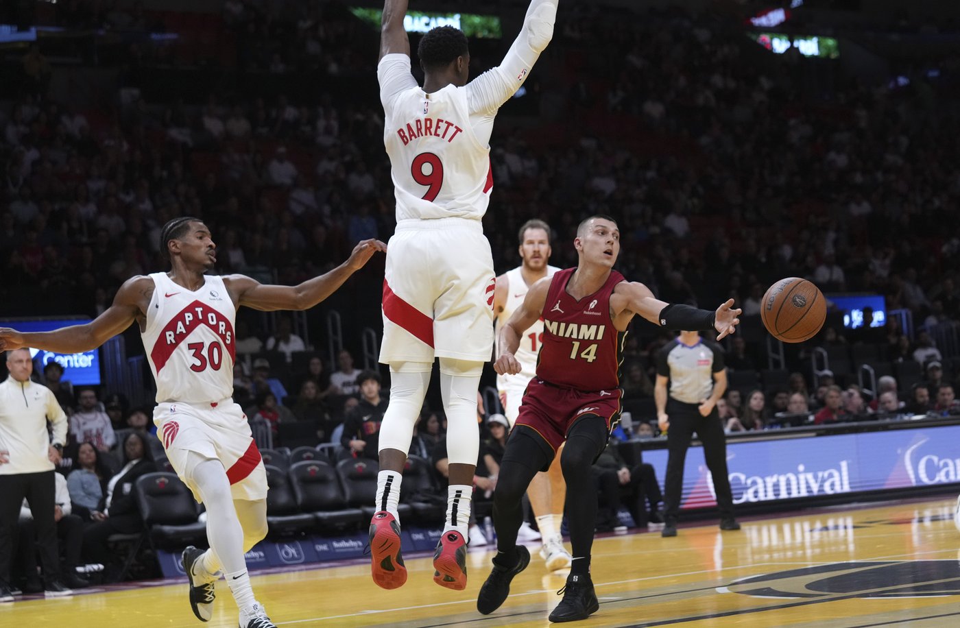 Butler scores 26, Herro adds 23 and Adebayo has triple-double as Miami tops Toronto 121-111 | iNFOnews.ca Butler scores 26, Herro adds 23 and Adebayo has triple-double as Miami tops Toronto 121-111 | iNFOnews.ca