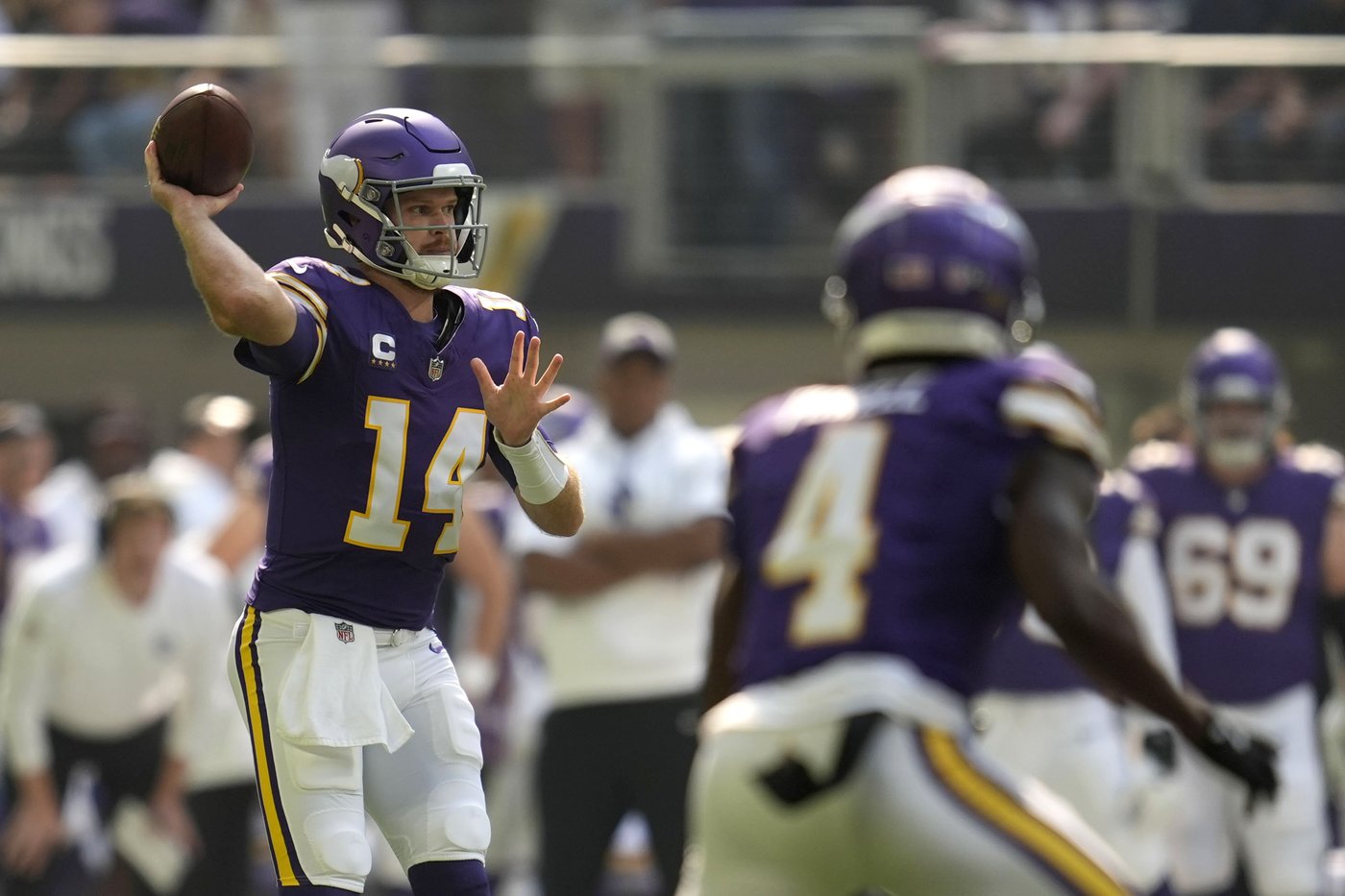 Sam Darnold is thriving with the Vikings while getting the most support he's had in the NFL | iNFOnews.ca Sam Darnold is thriving with the Vikings while getting the most support he's had in the NFL | iNFOnews.ca