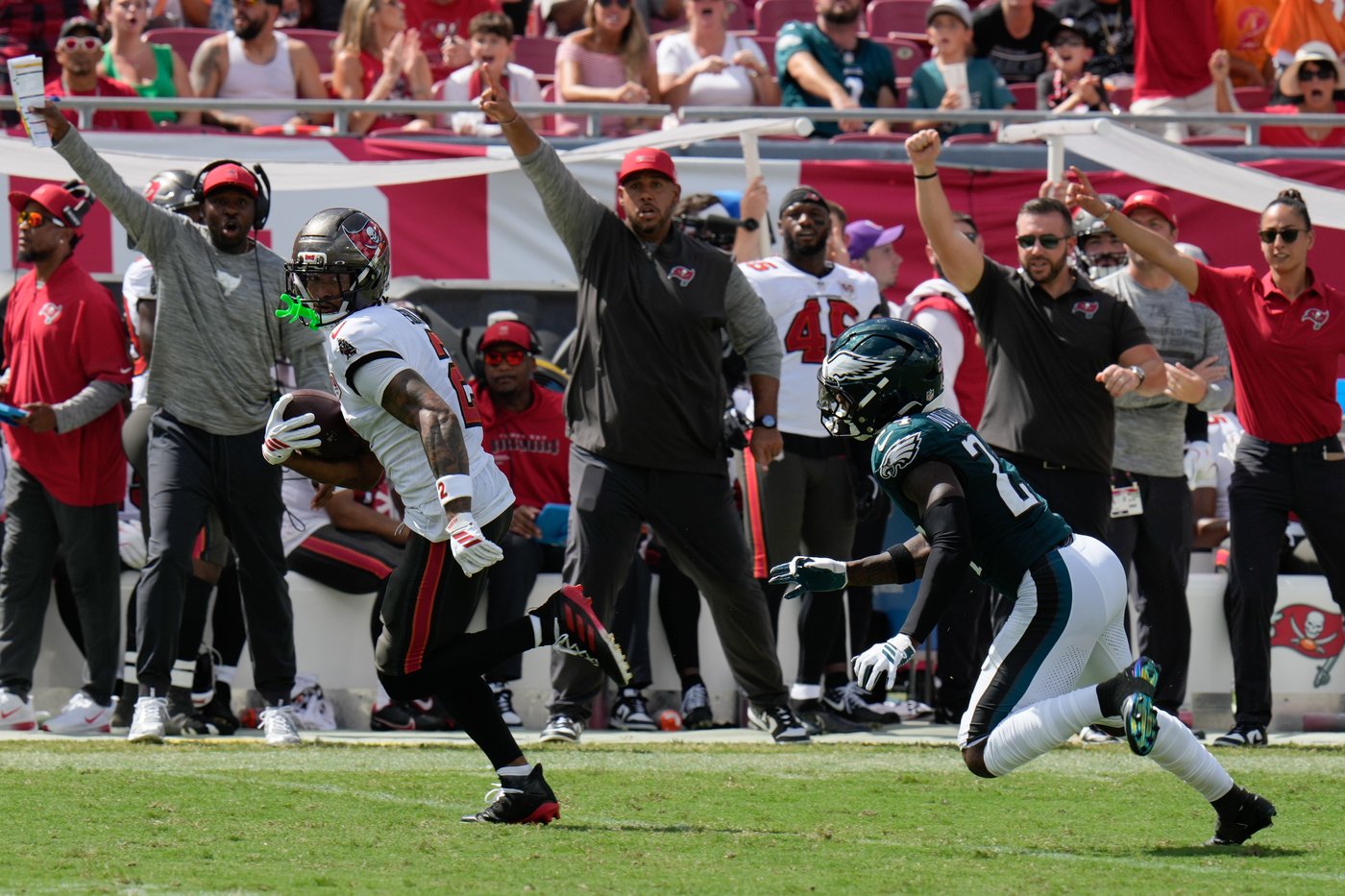 Emeka Egbuka's first month in the NFL with the Buccaneers has been impressive | iNFOnews.ca