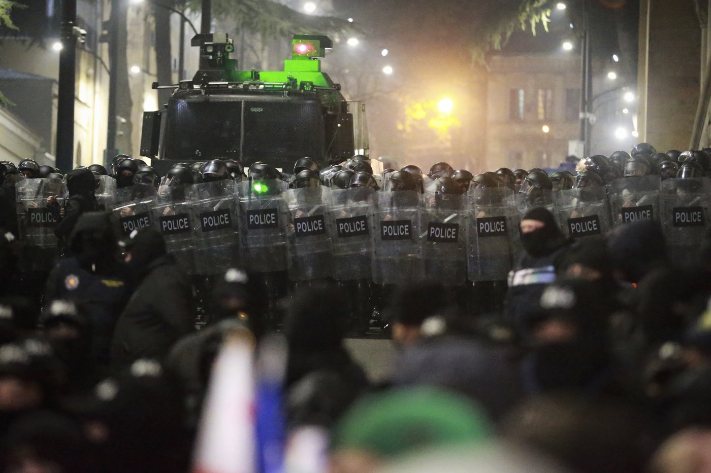Protesters gather for third night of demonstrations after Georgia announces suspension of EU talks | iNFOnews.ca