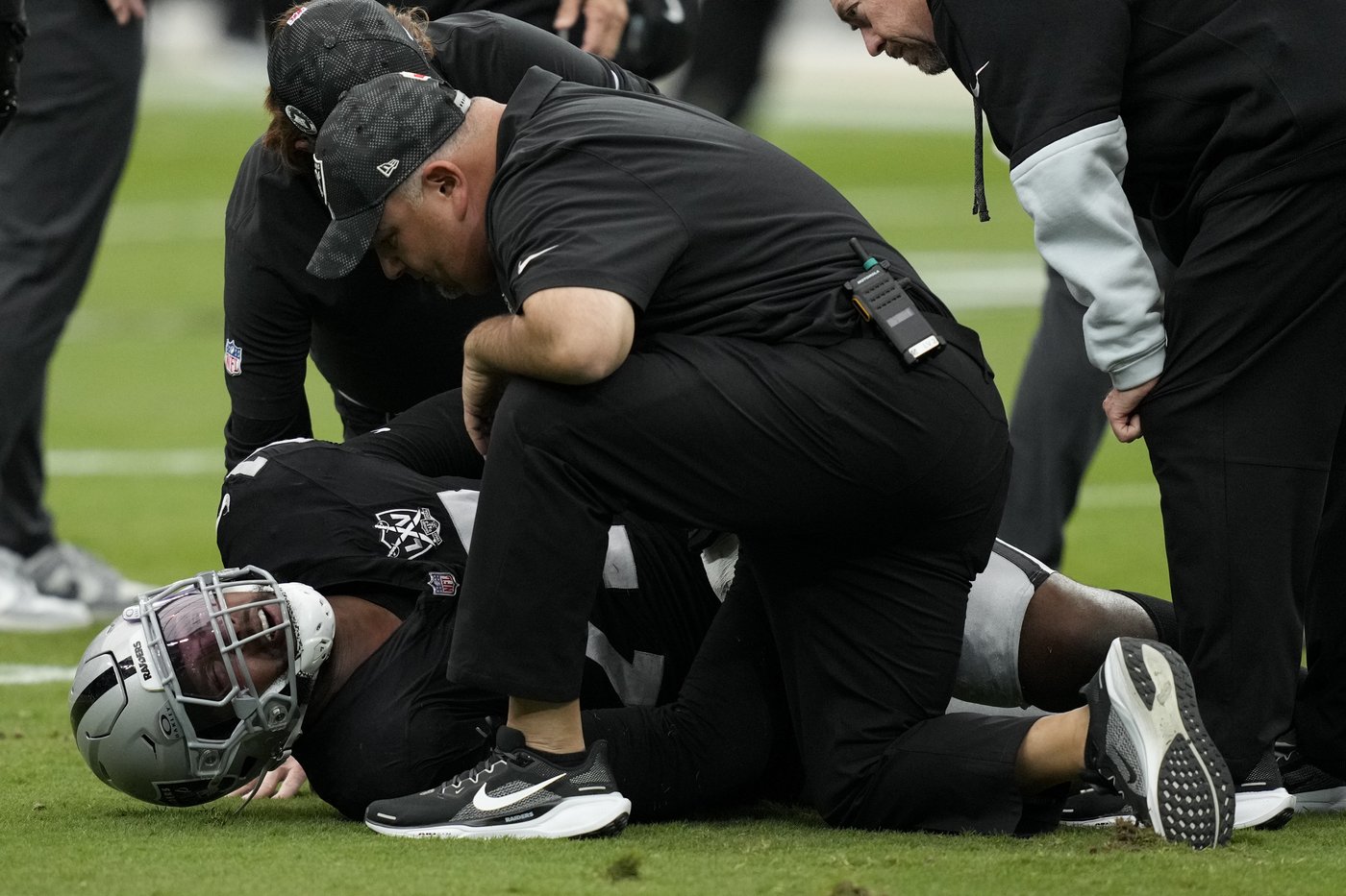 Andy Dalton passes for 319 yards and 3 TDs to lead Panthers past Raiders 36-22 for first win | iNFOnews.ca Andy Dalton passes for 319 yards and 3 TDs to lead Panthers past Raiders 36-22 for first win | iNFOnews.ca