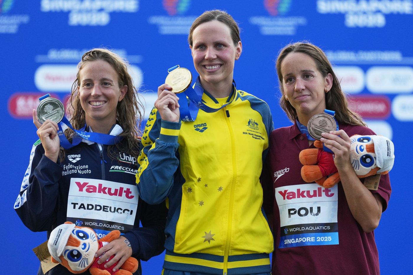 Open water program at swimming world championships gets started after two delays | iNFOnews.ca