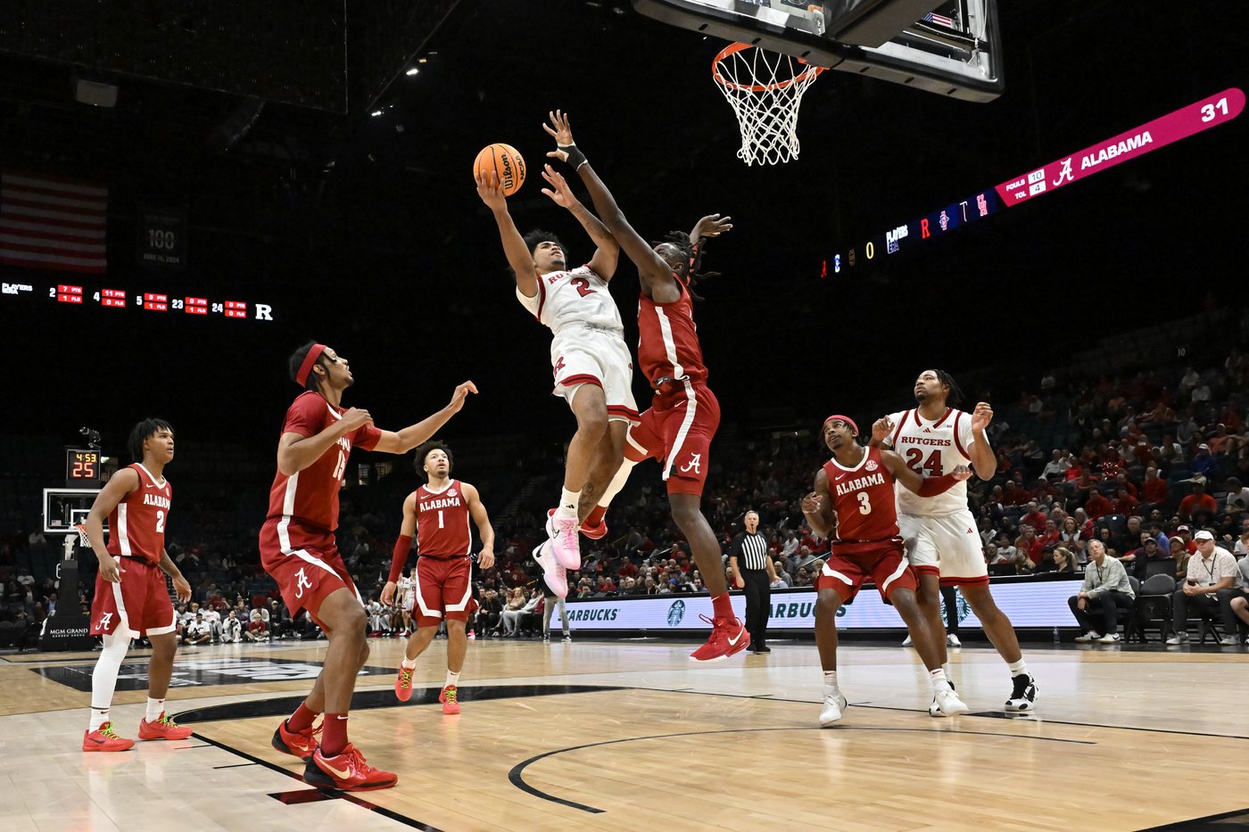 No. 9 Alabama survives scare from Rutgers, advances to Players Era championship with 95-90 win | iNFOnews.ca No. 9 Alabama survives scare from Rutgers, advances to Players Era championship with 95-90 win | iNFOnews.ca