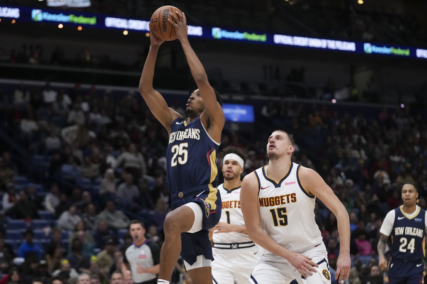 Jokic overcomes slow start for triple-double in the Nuggets' 132-129 OT win over the Pelicans | iNFOnews.ca Jokic overcomes slow start for triple-double in the Nuggets' 132-129 OT win over the Pelicans | iNFOnews.ca
